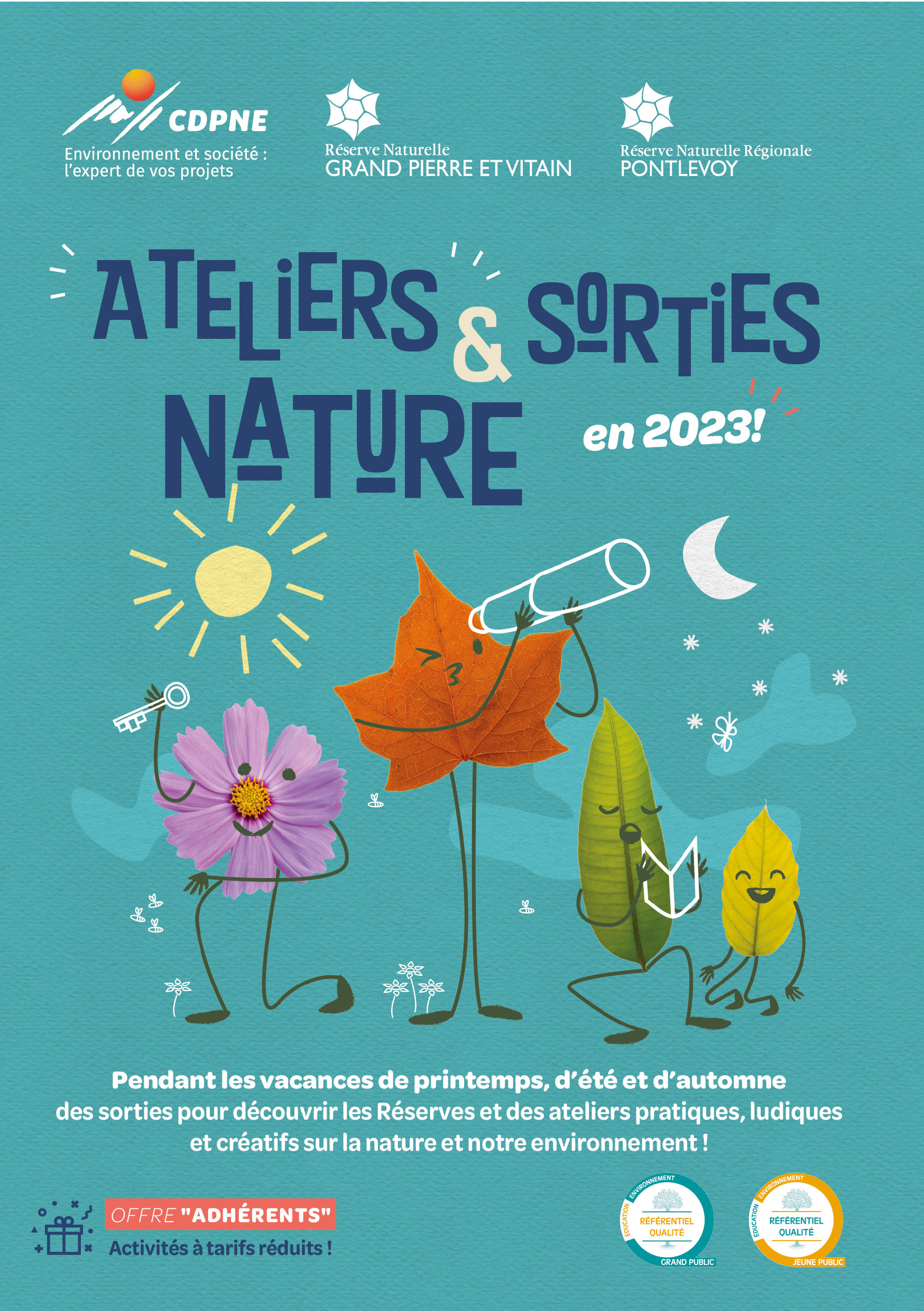 ateliers sorties nature 2022 Blois Loir-et-Cher 41